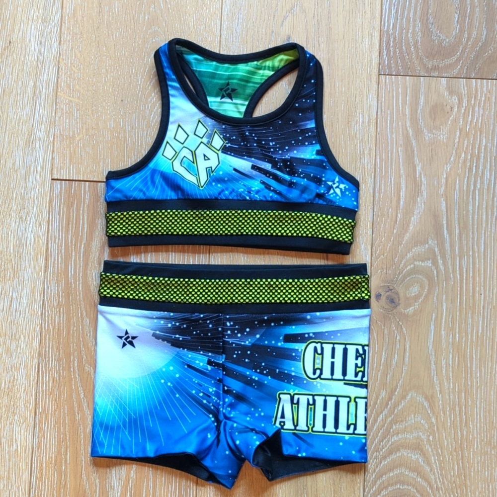 Cheer Athletics practice wear (reversible) size YL